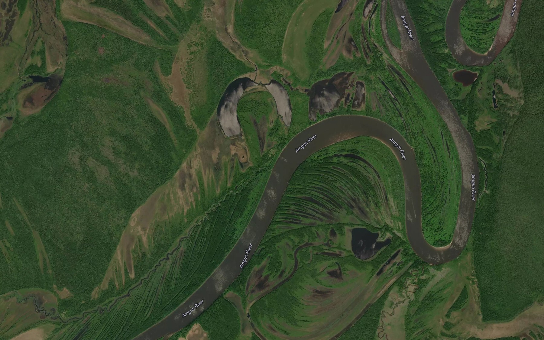 Satellite map of the Igan