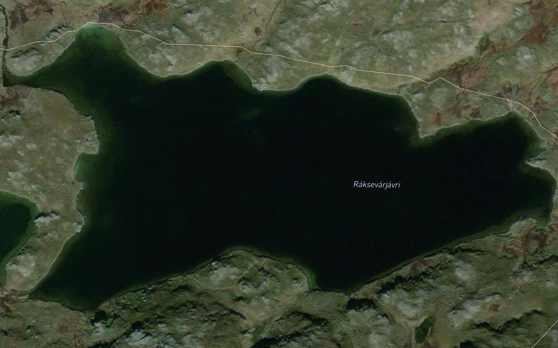 Satellite map of the Raksevarjavri