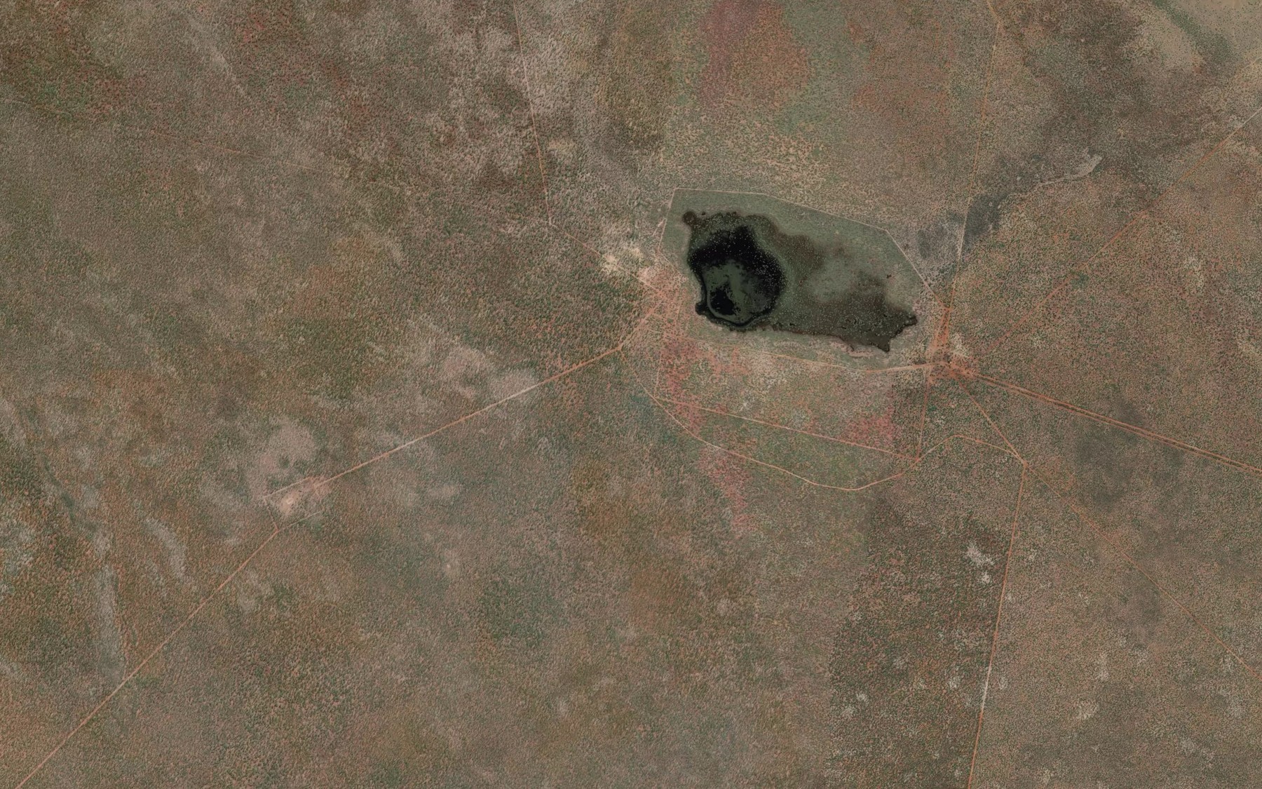 Satellite map of the Lake Duggon