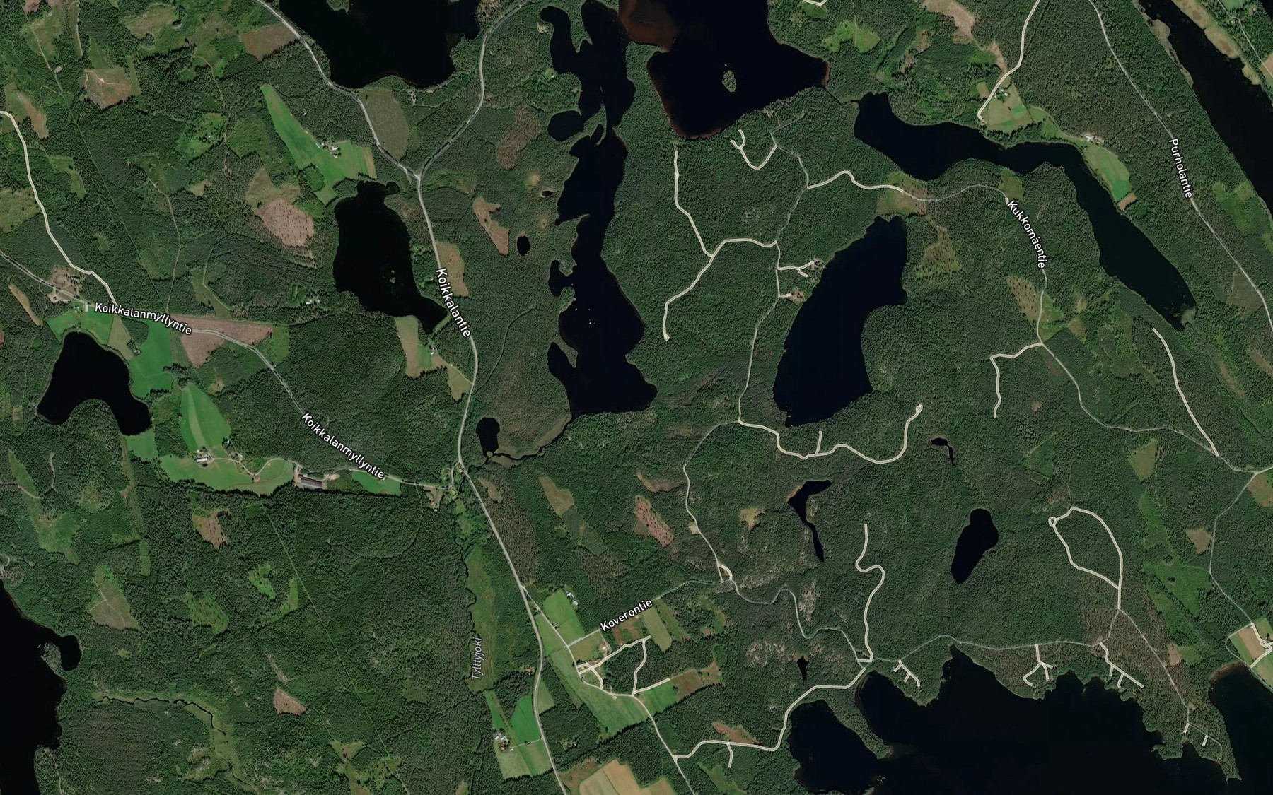Satellite map of the Haukilahti