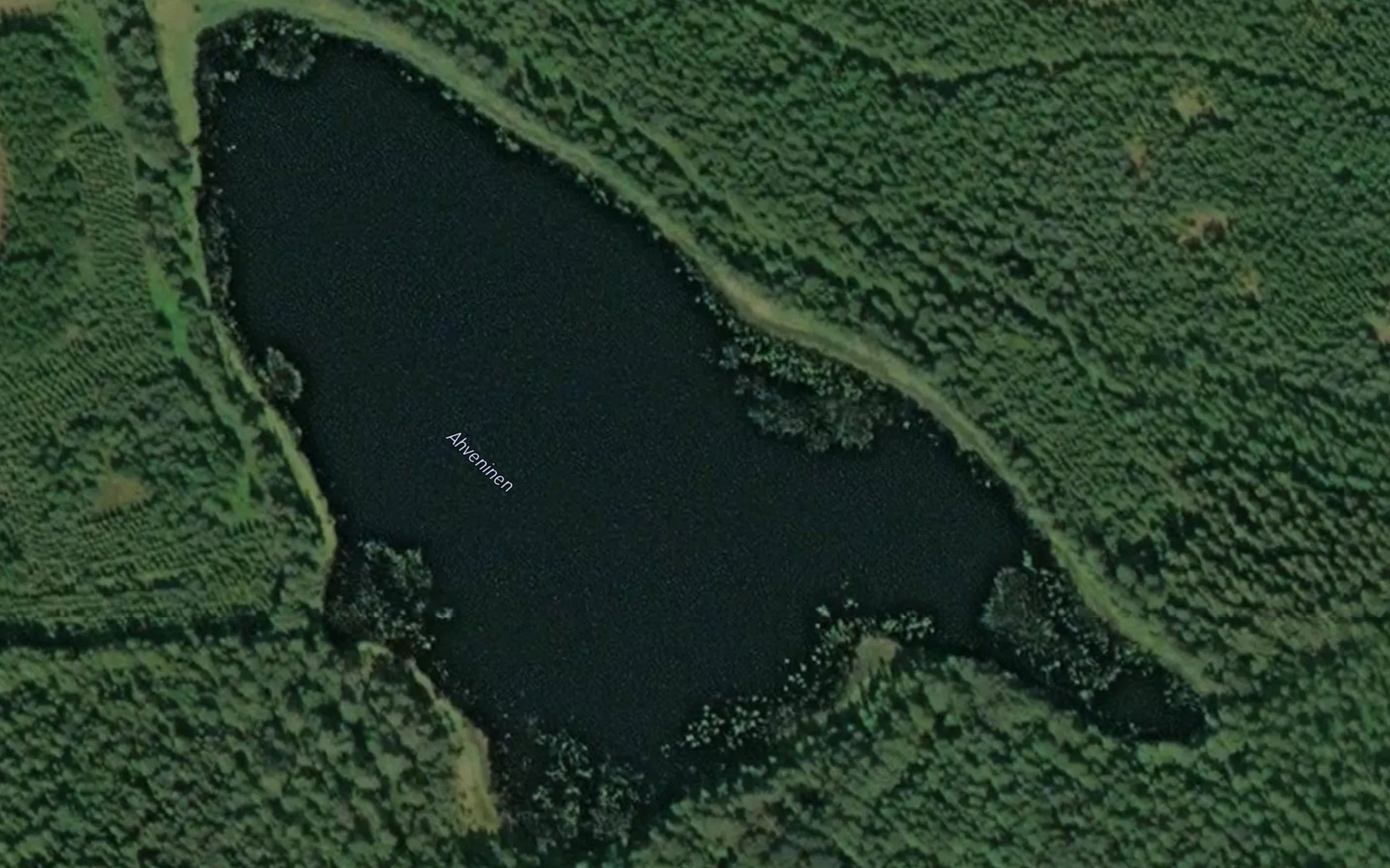 Satellite map of the Ahveninen