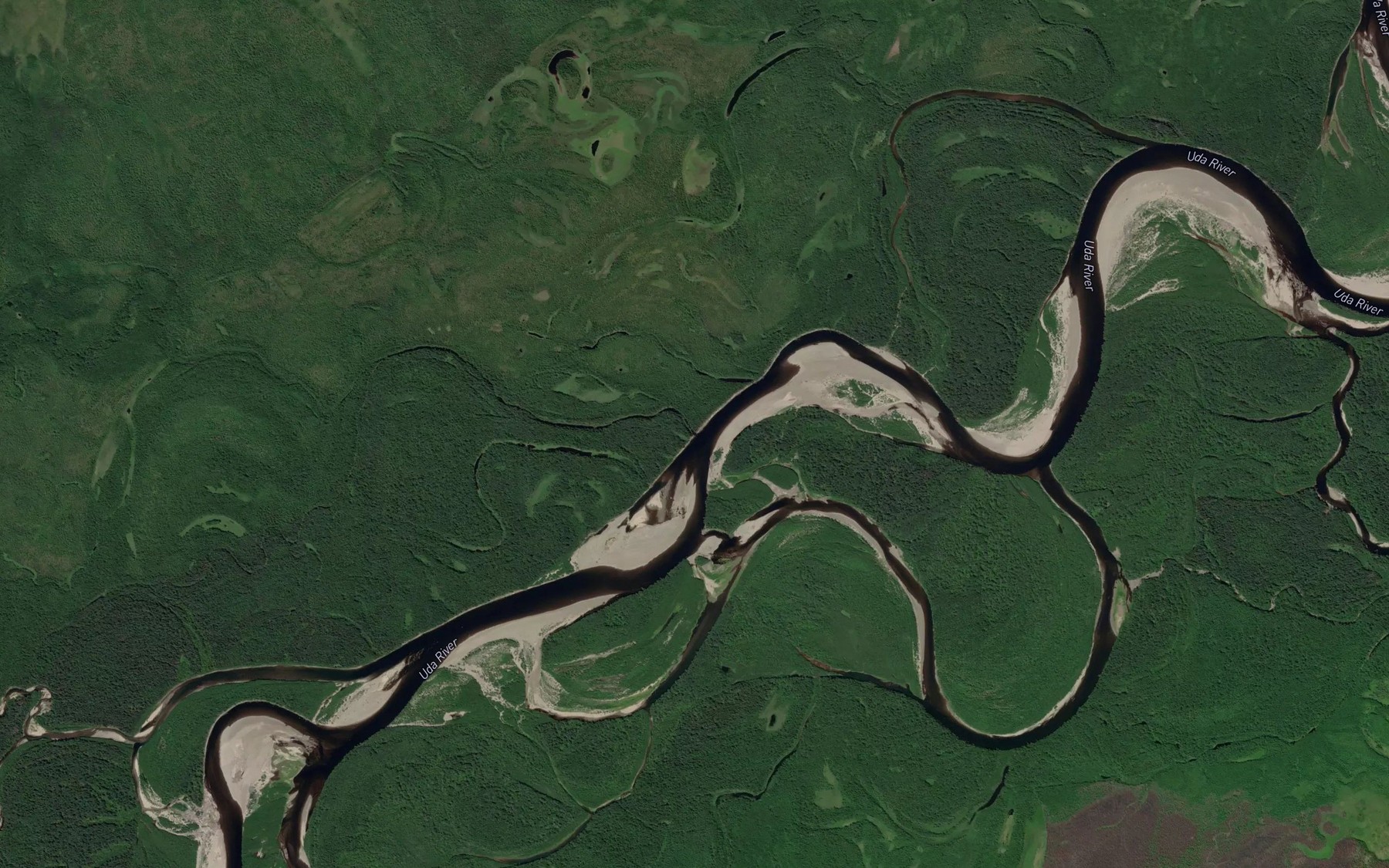 Satellite map of the El'gakan