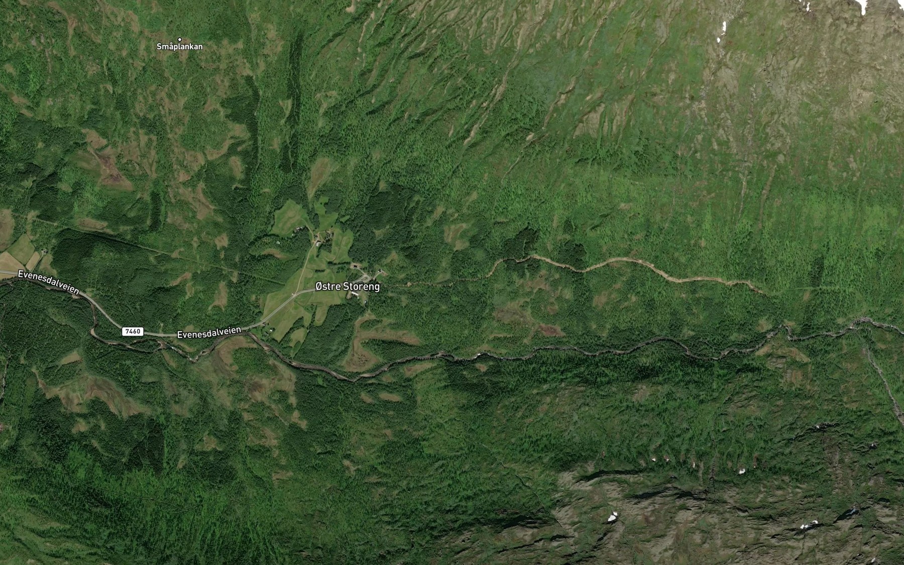 Satellite map of the Rotbekken