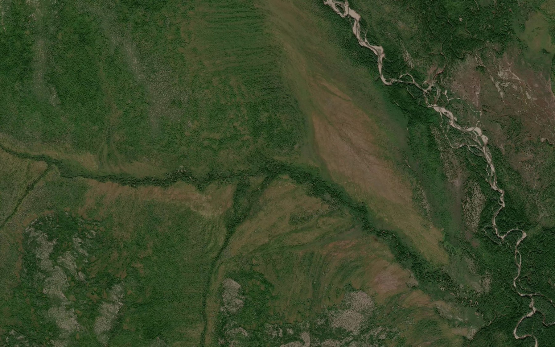 Satellite map of the Kyllakh