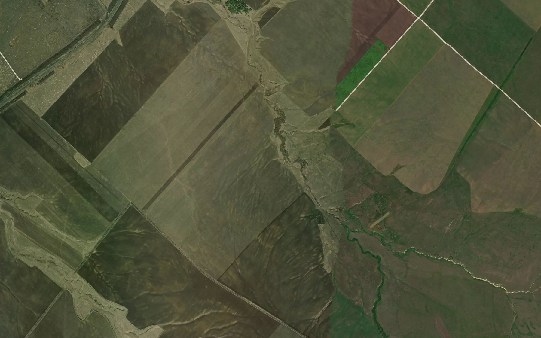 Satellite map of the Ovrag Ozerki