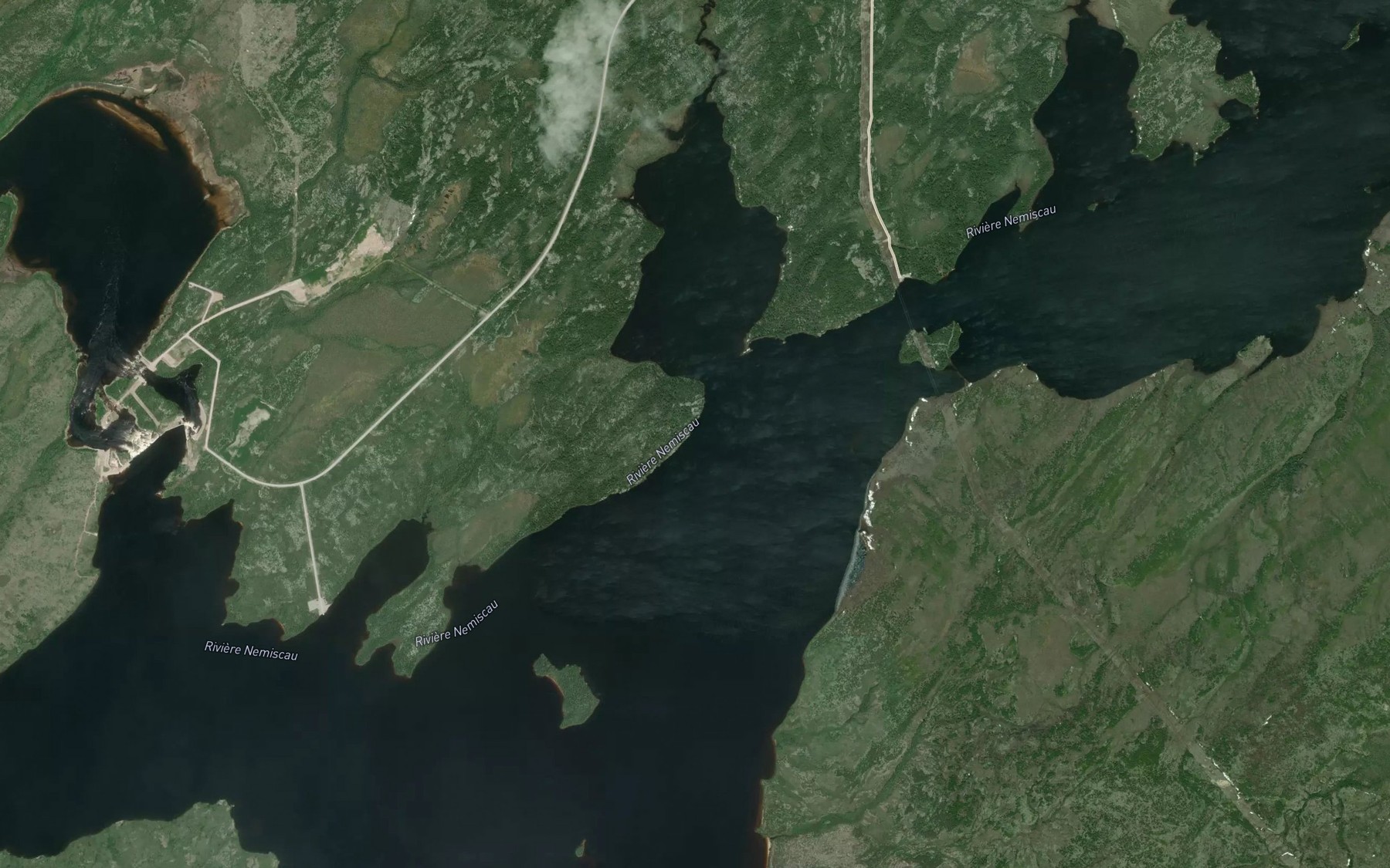 Satellite map of the Baie Kamisach