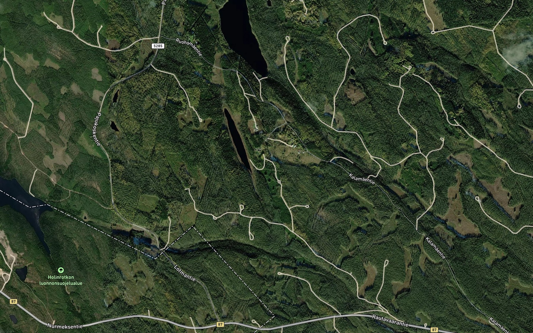 Satellite map of the Kalajarvi