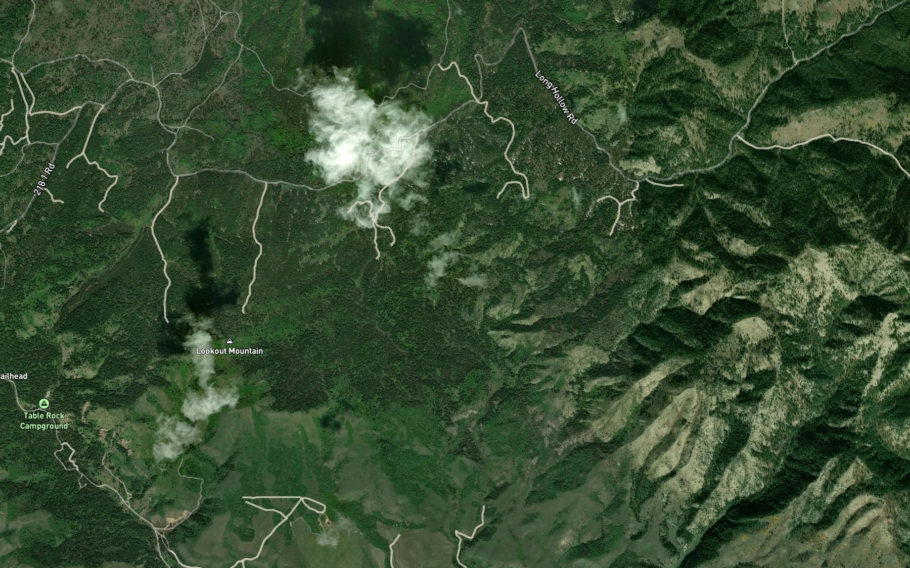 Satellite map of the Conner Spring