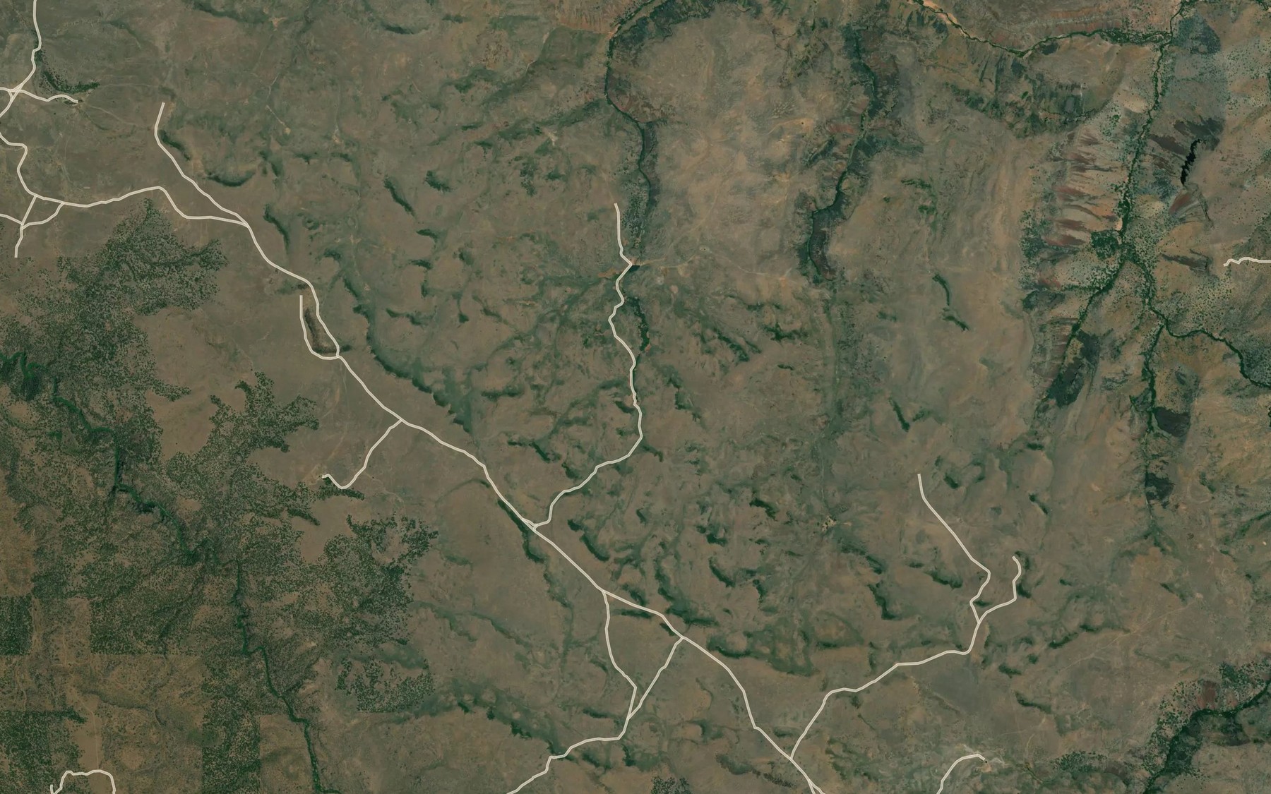 Satellite map of the West Spring