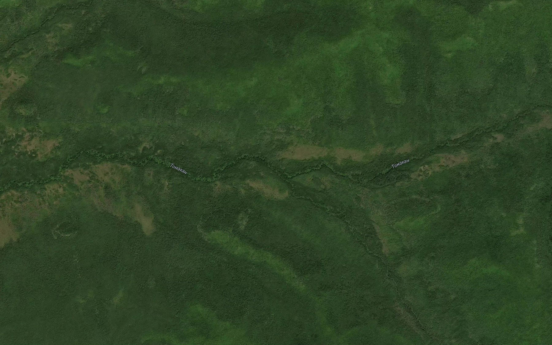 Satellite map of the Malyy Tomakan