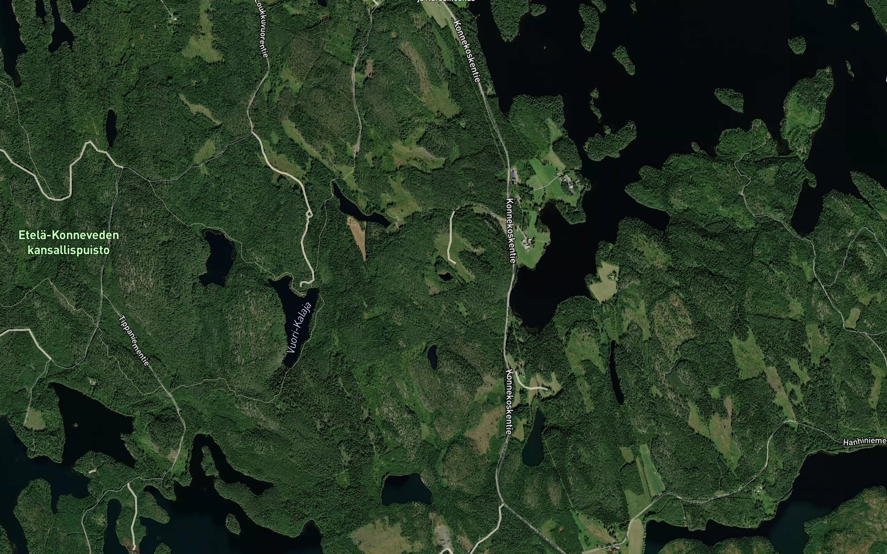 Satellite map of the Pieni Paskolampi