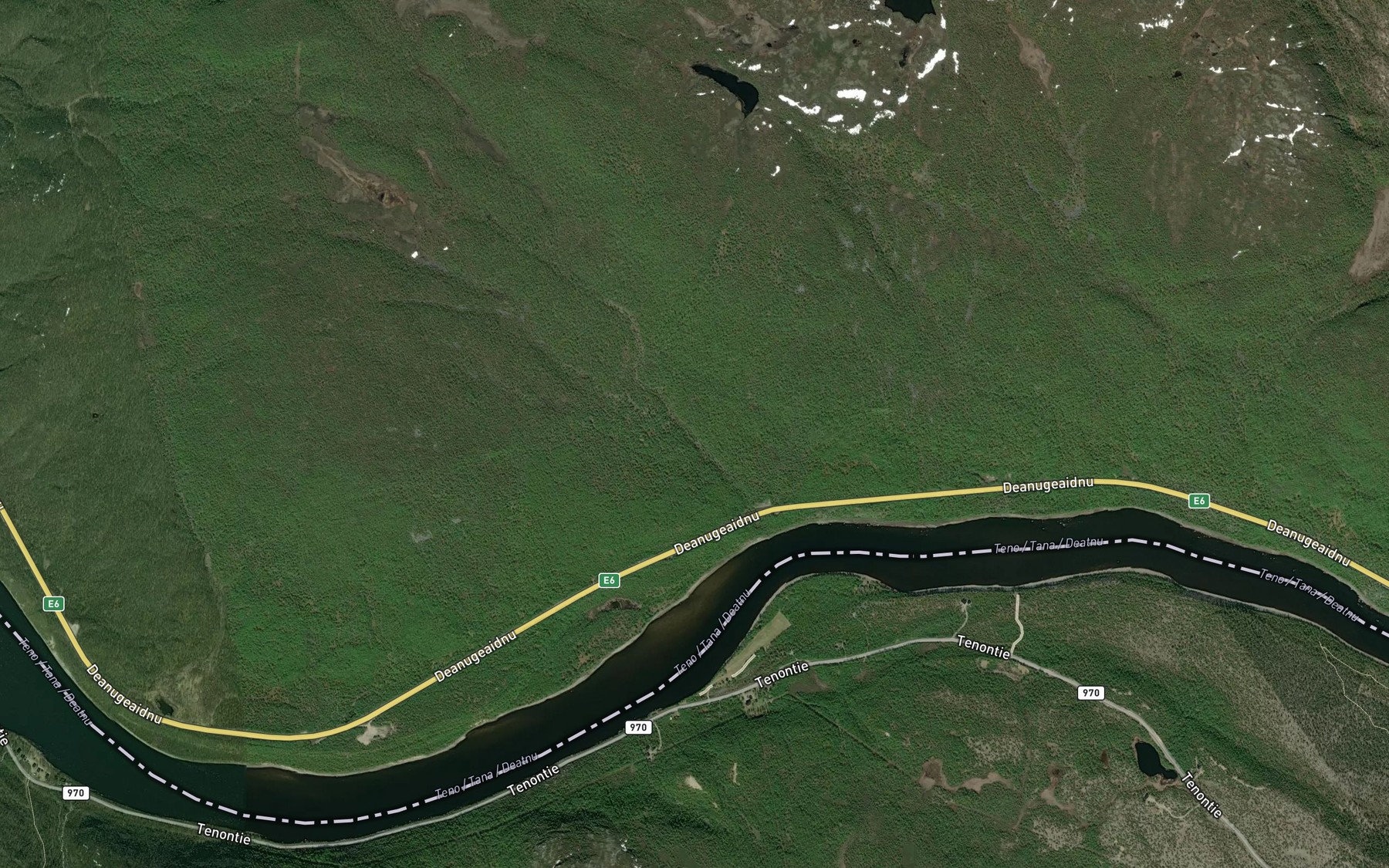 Satellite map of the Garnanjakka