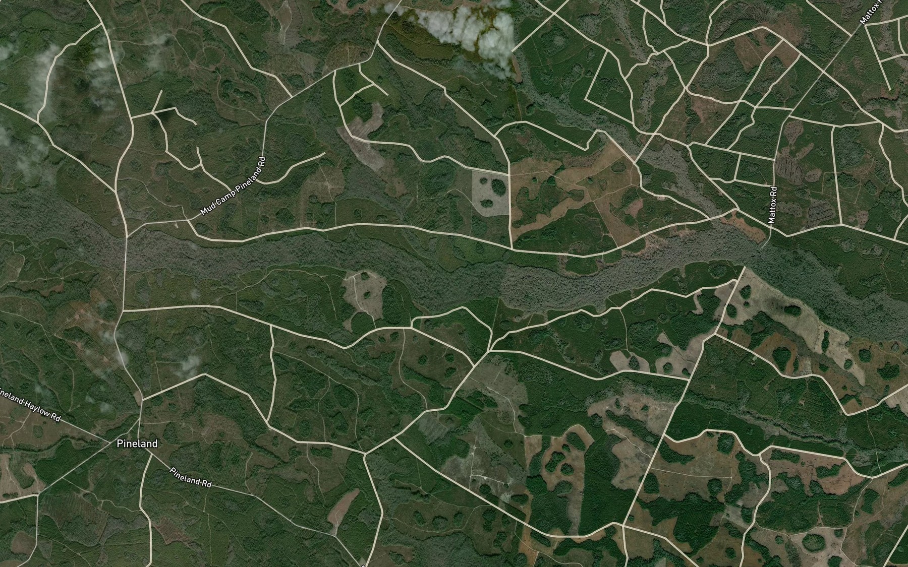 Satellite map of the Fish Scaffold Branch