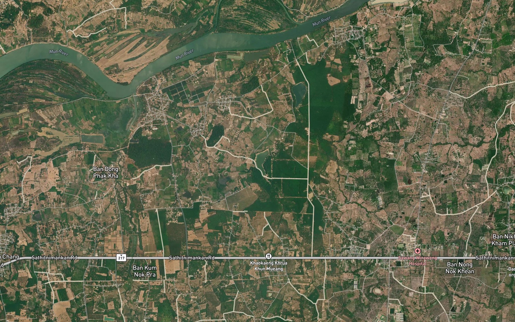 Satellite map of the Nong Tao