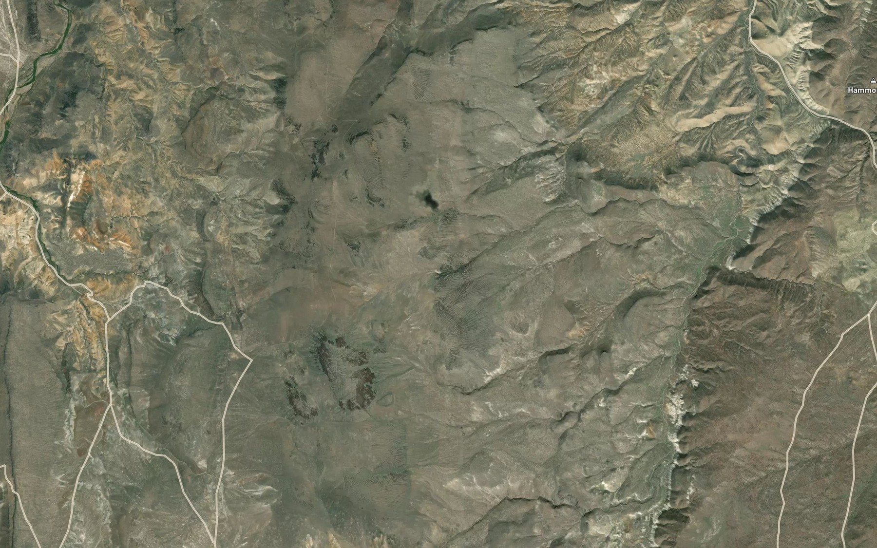 Satellite map of the Y Spring