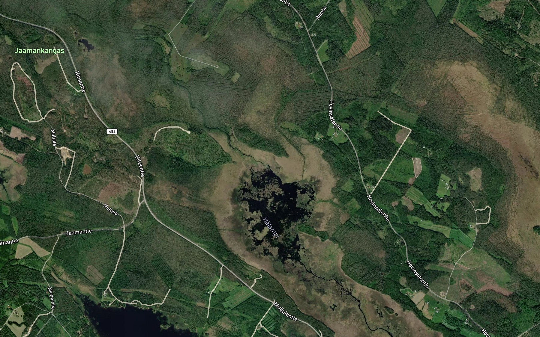 Satellite map of the Ylajoki