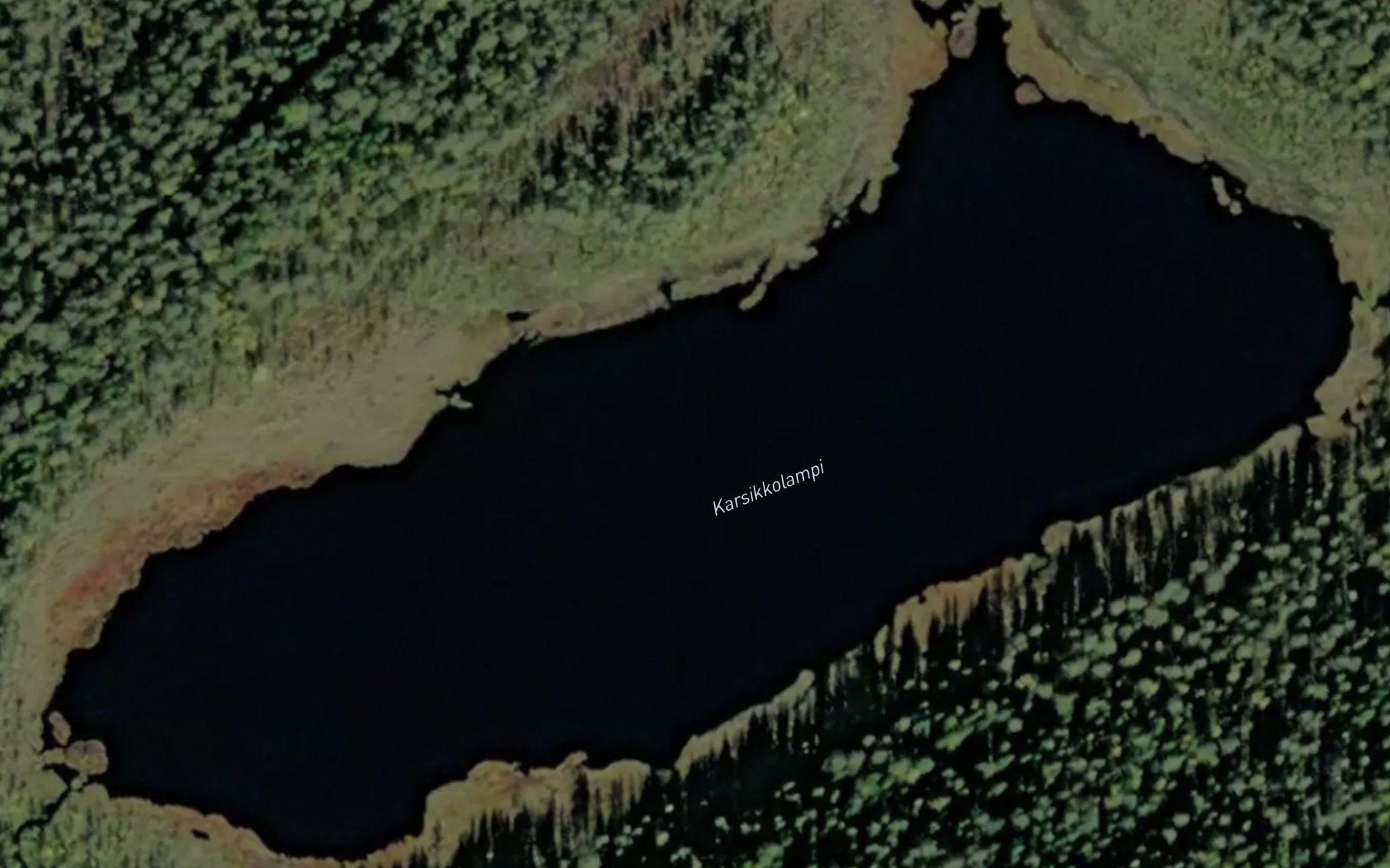 Satellite map of the Karsikkolampi