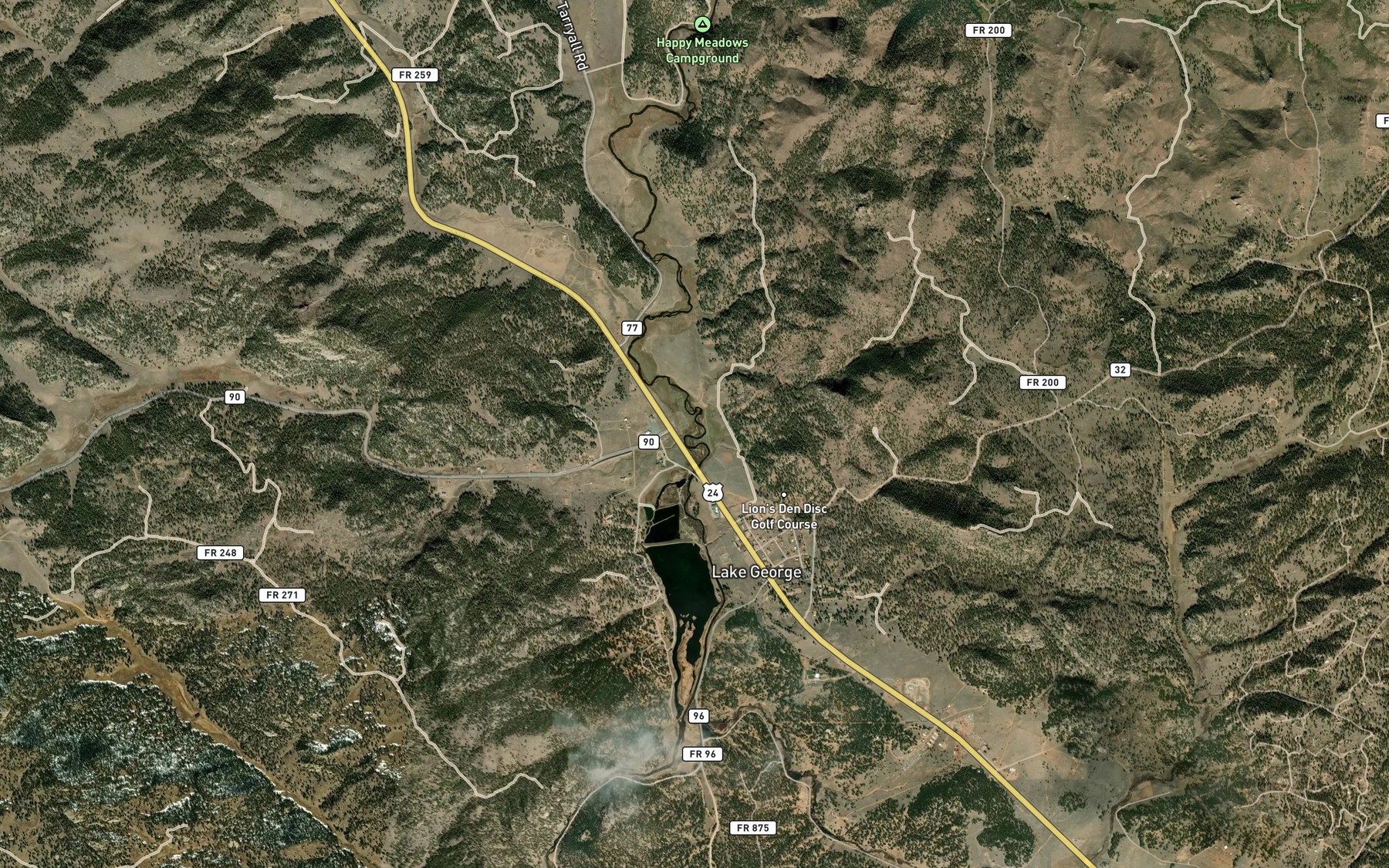 Satellite map of the Adamans Creek