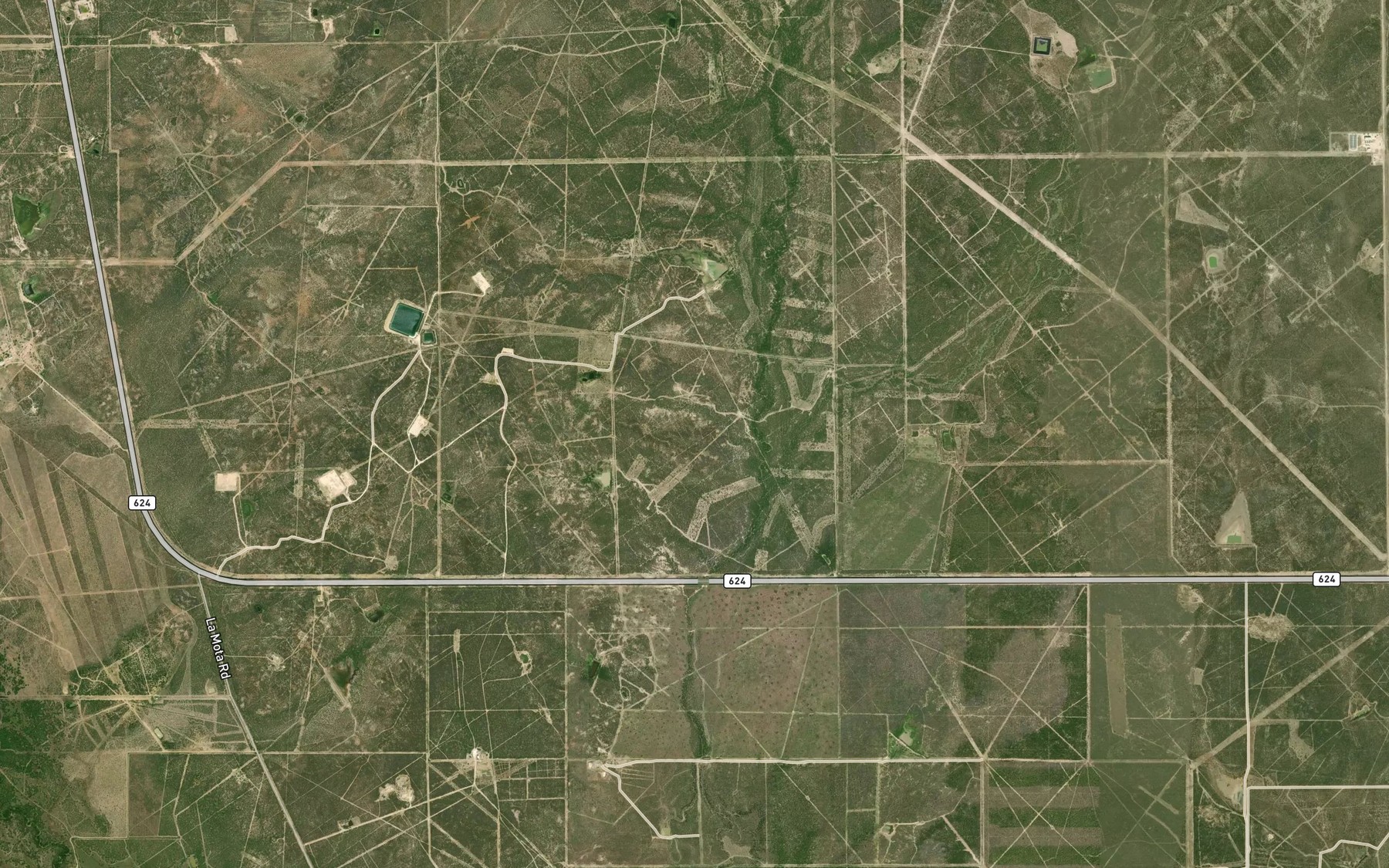 Satellite map of the Graham Lake