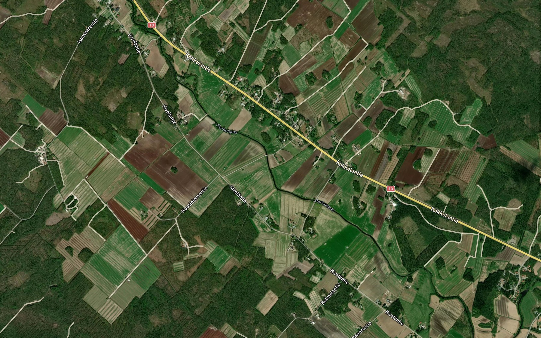 Satellite map of the Mato-oja