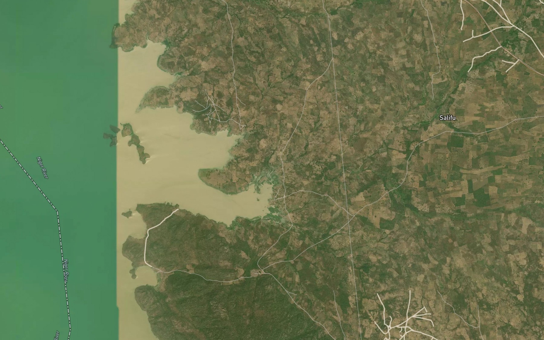 Satellite map of the RiverMashia