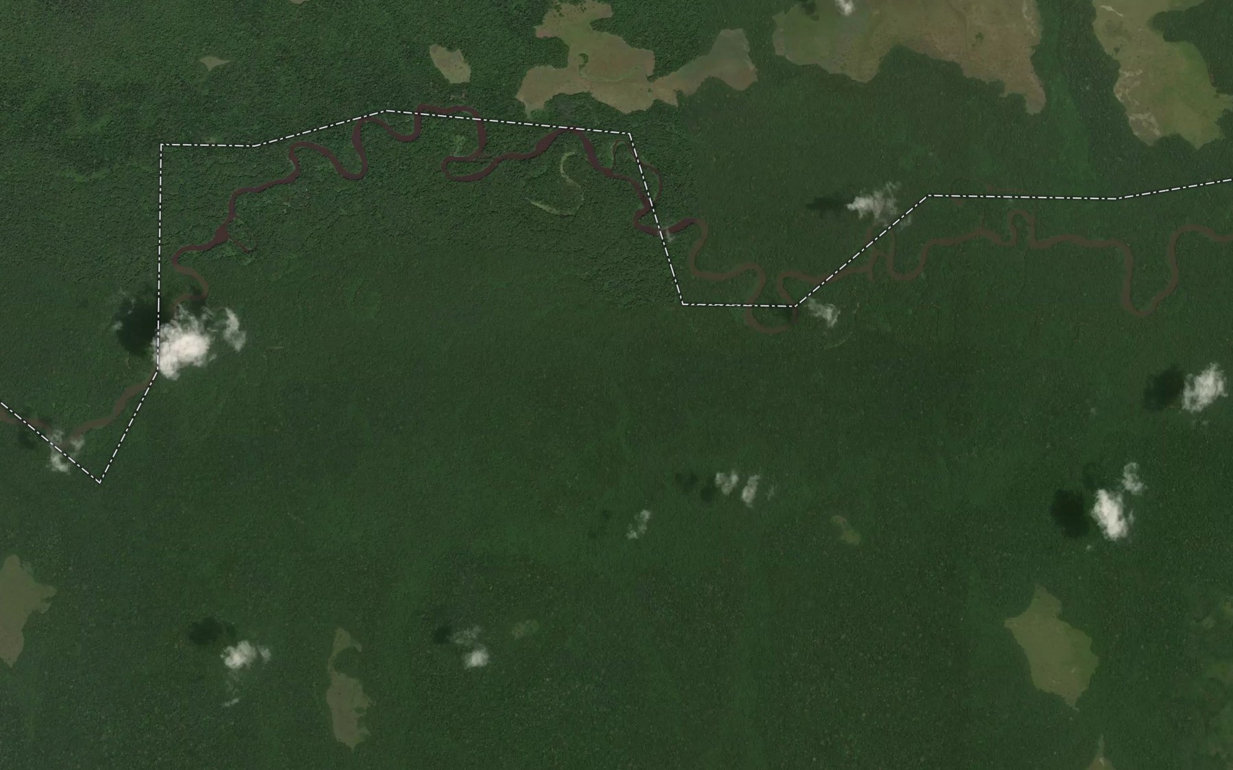 Satellite map of the Ibabanga