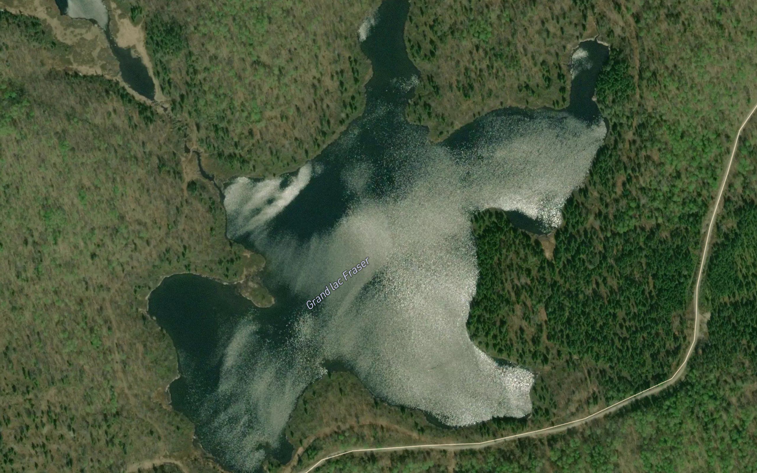 Grand lac Fraser