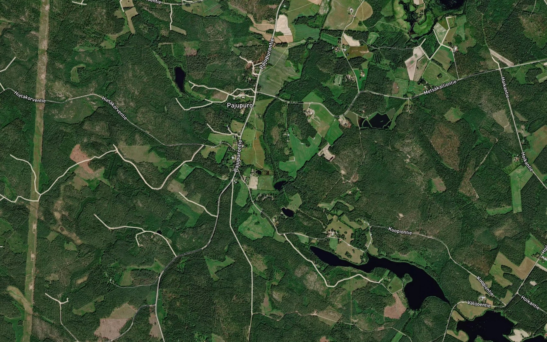 Satellite map of the Kylmapuro