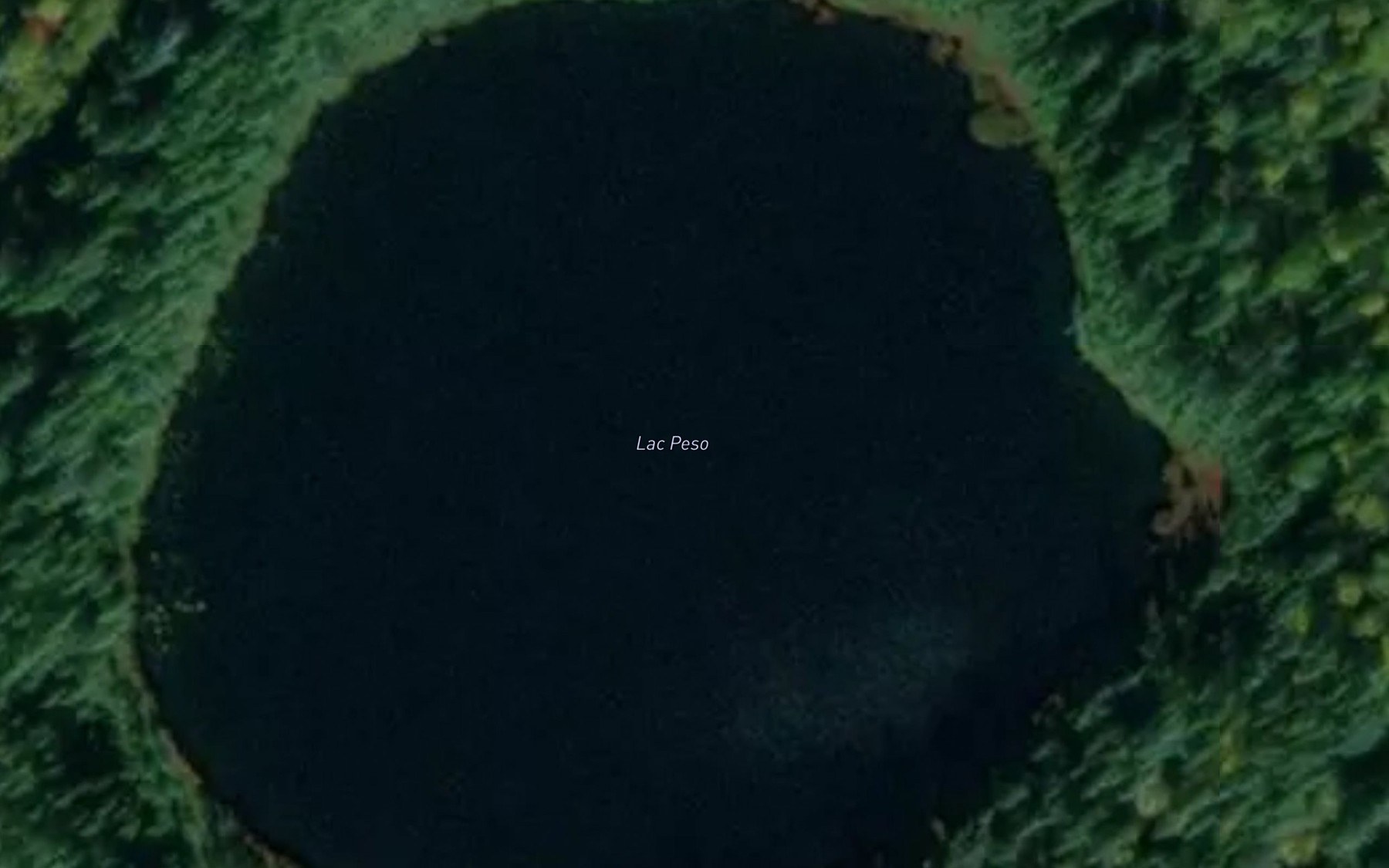 Satellite map of the Lac Peso