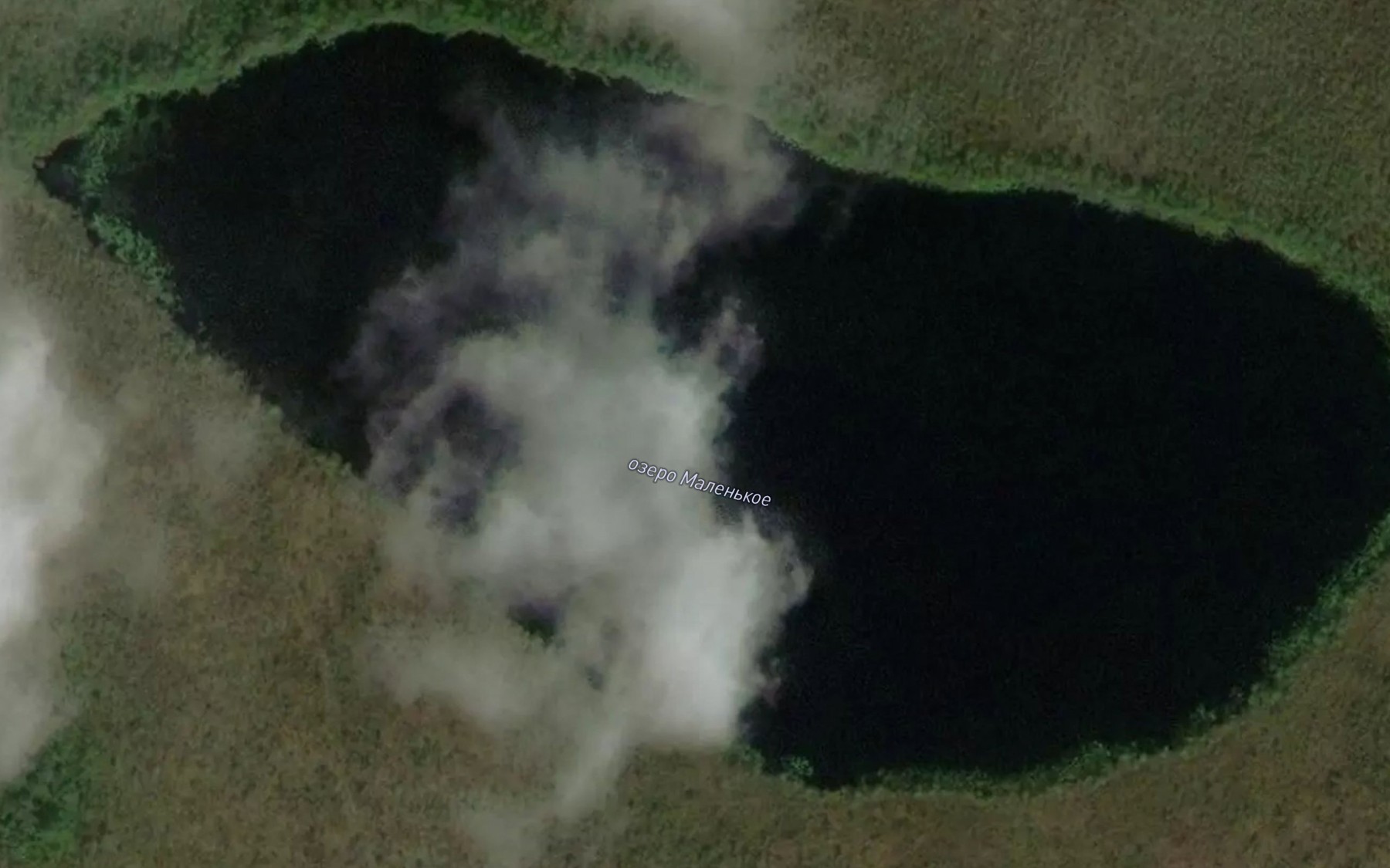 Satellite map of the Ozero Krivoye