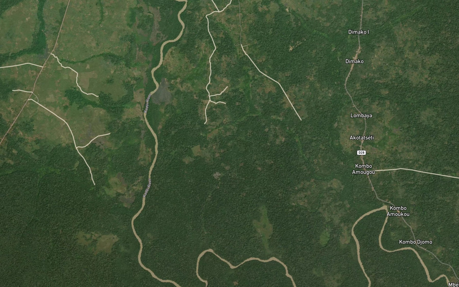 Satellite map of the Bienge