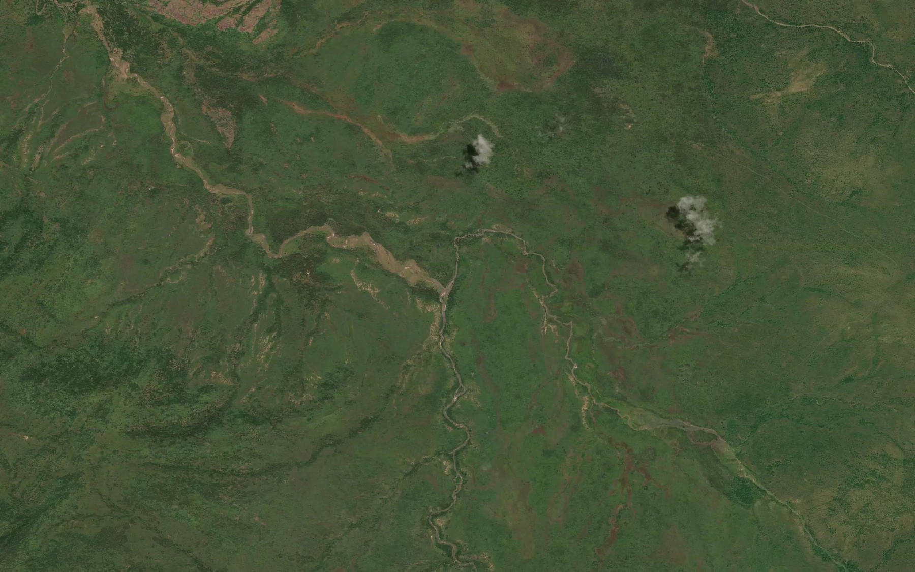 Satellite map of the Mayo Manssi