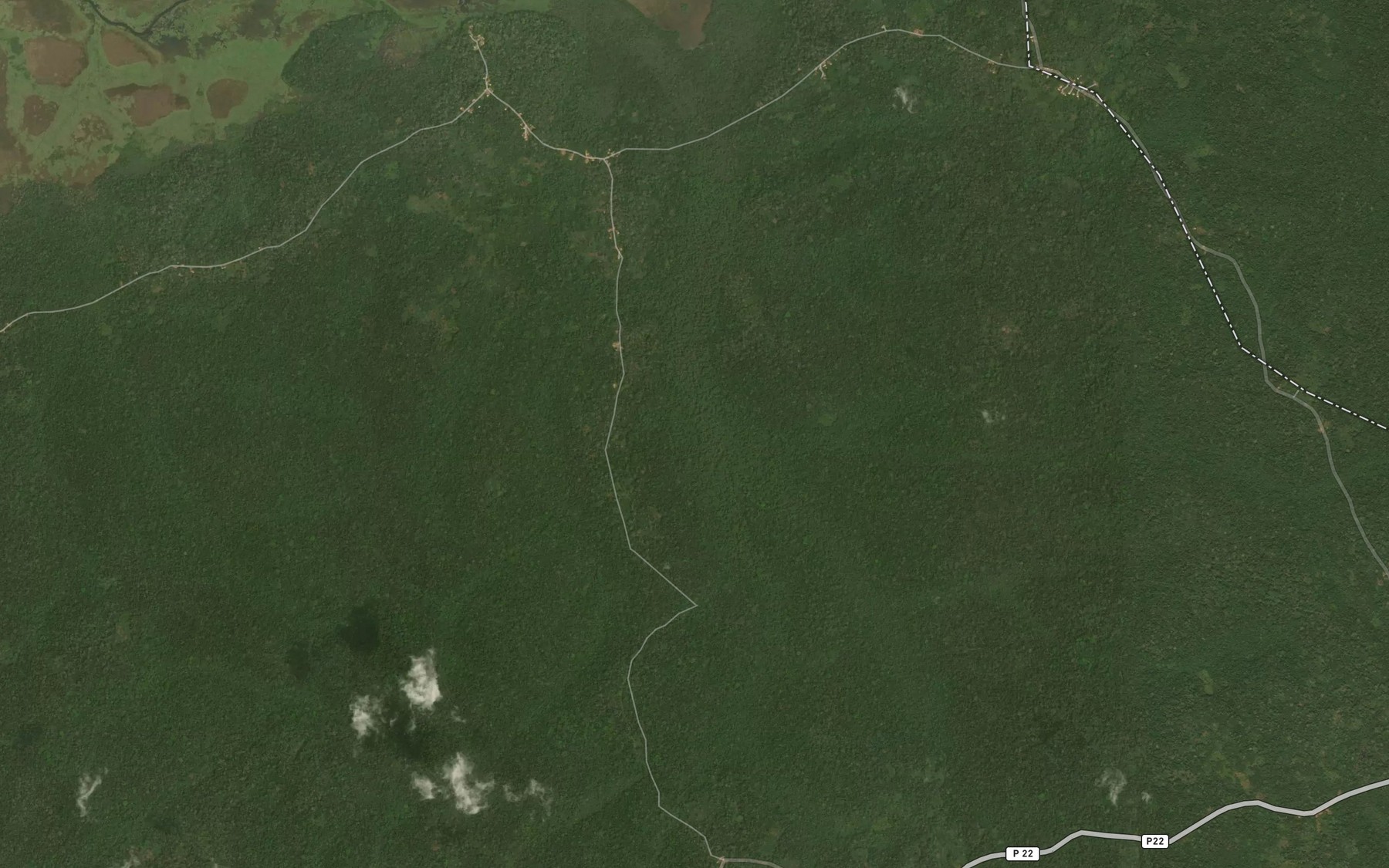 Satellite map of the Bakou