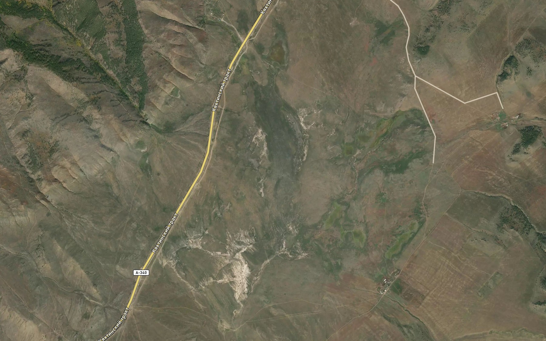 Satellite map of the Pad' Yangazinskaya