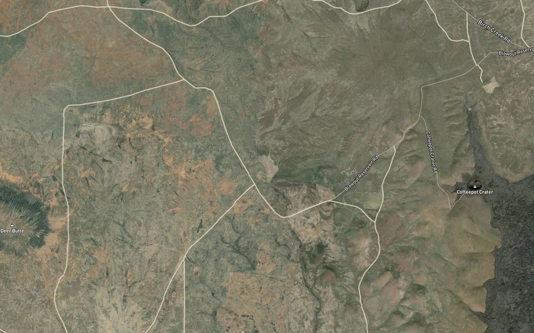 Satellite map of the Lodge Reservoir Number One