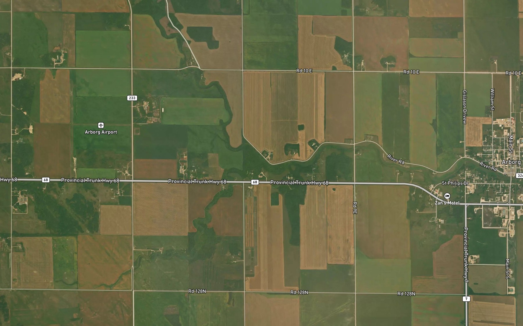 Satellite map of the Rembrandt Drain