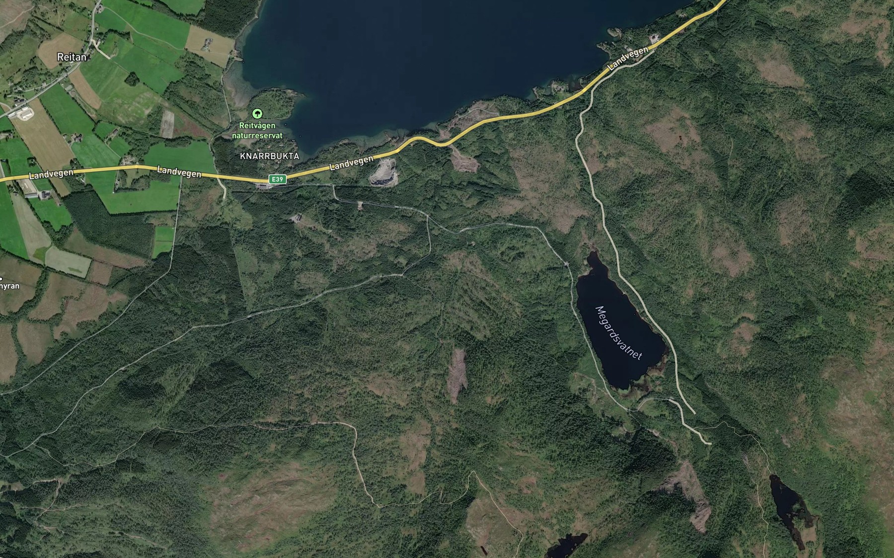Satellite map of the Storaa