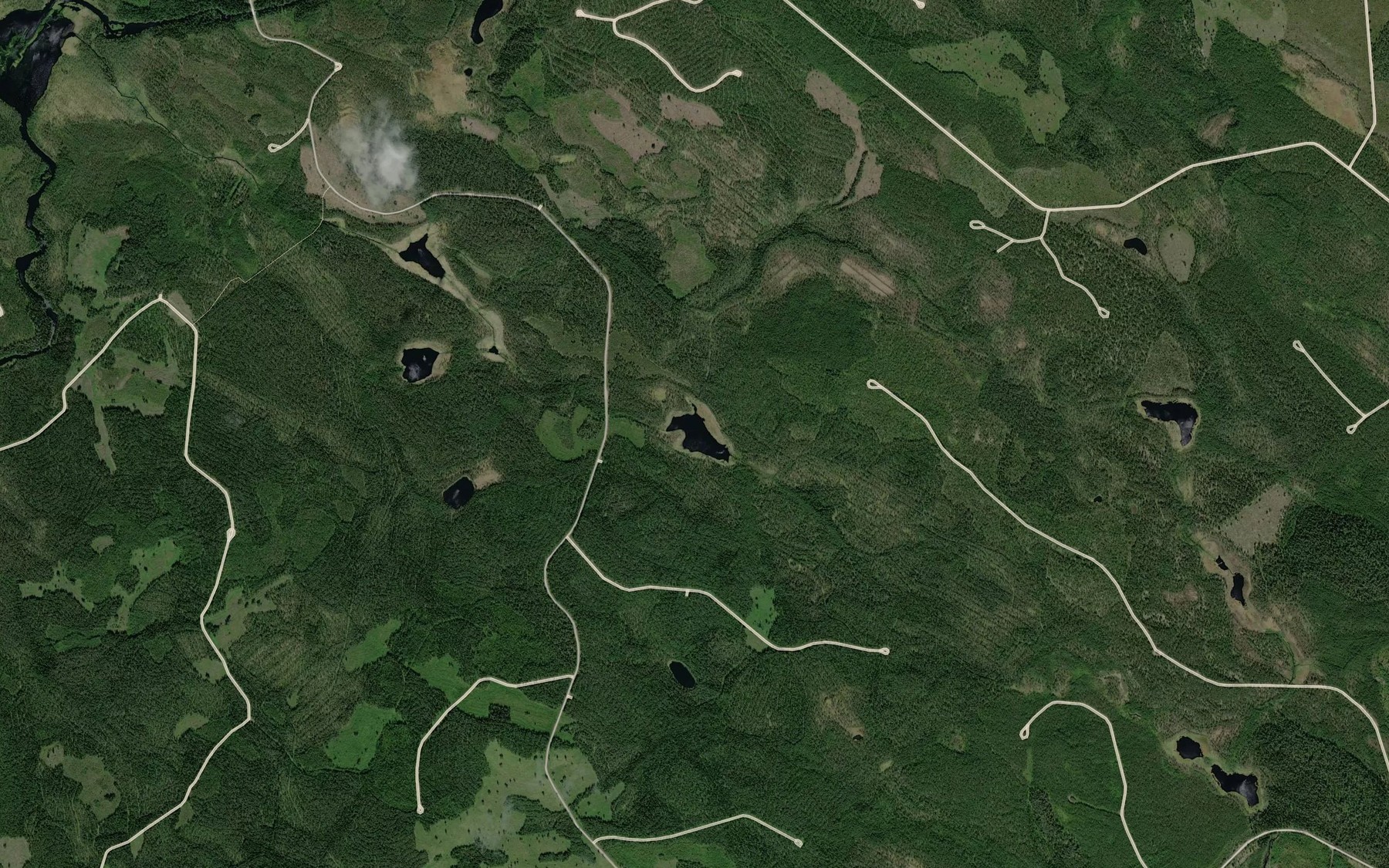 Satellite map of the Havukkalampi
