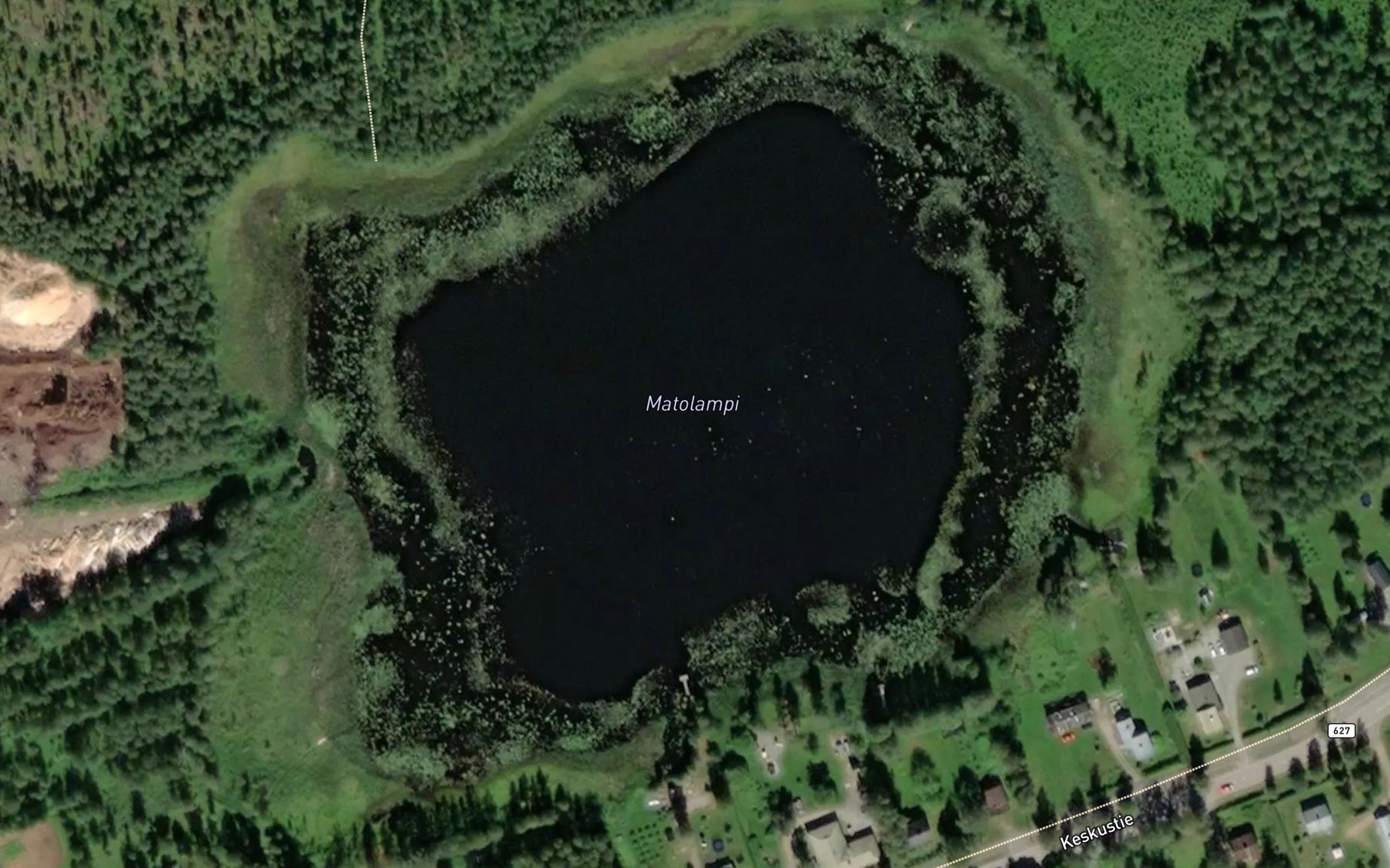 Satellite map of the Matolampi