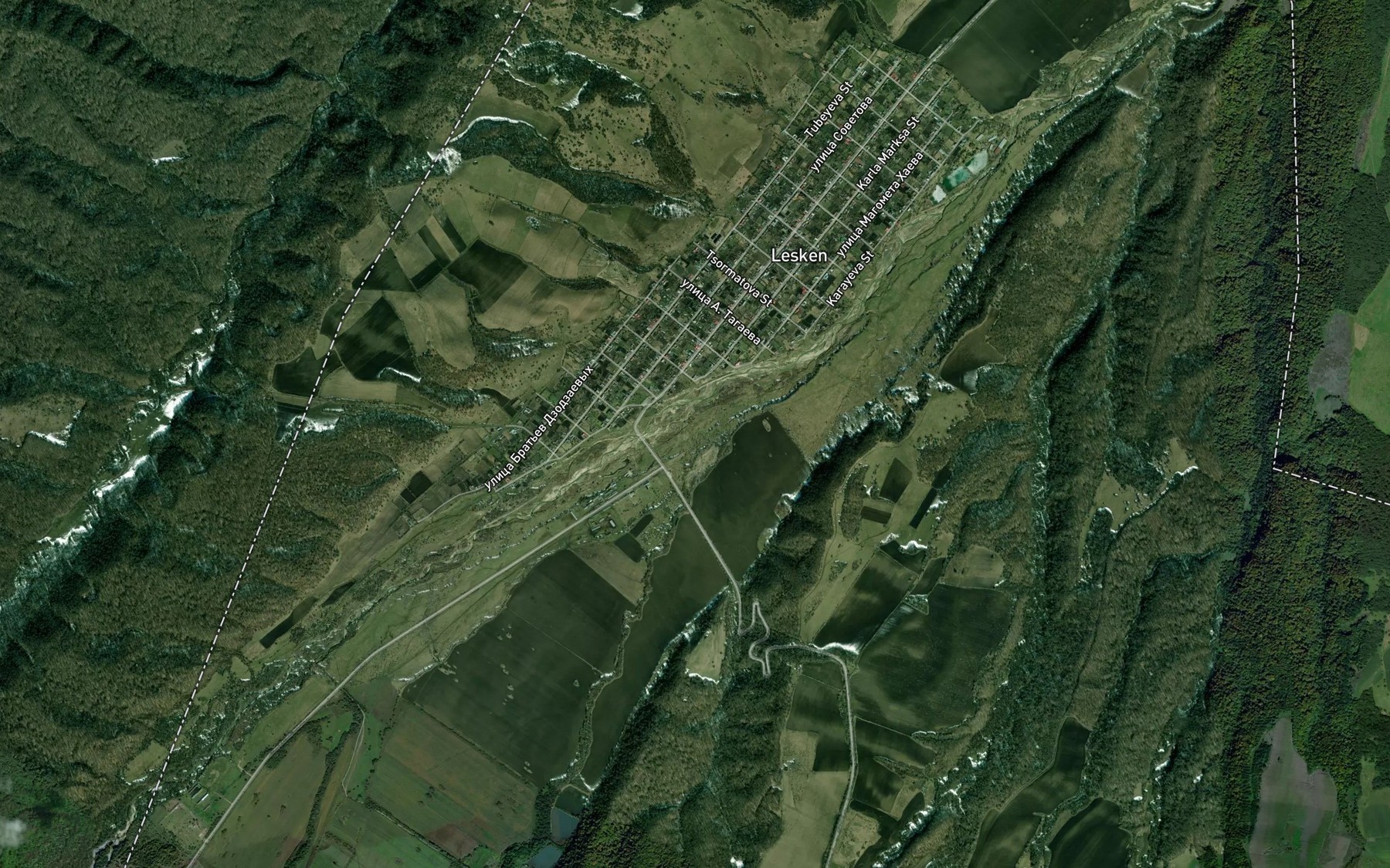 Satellite map of the Dargom