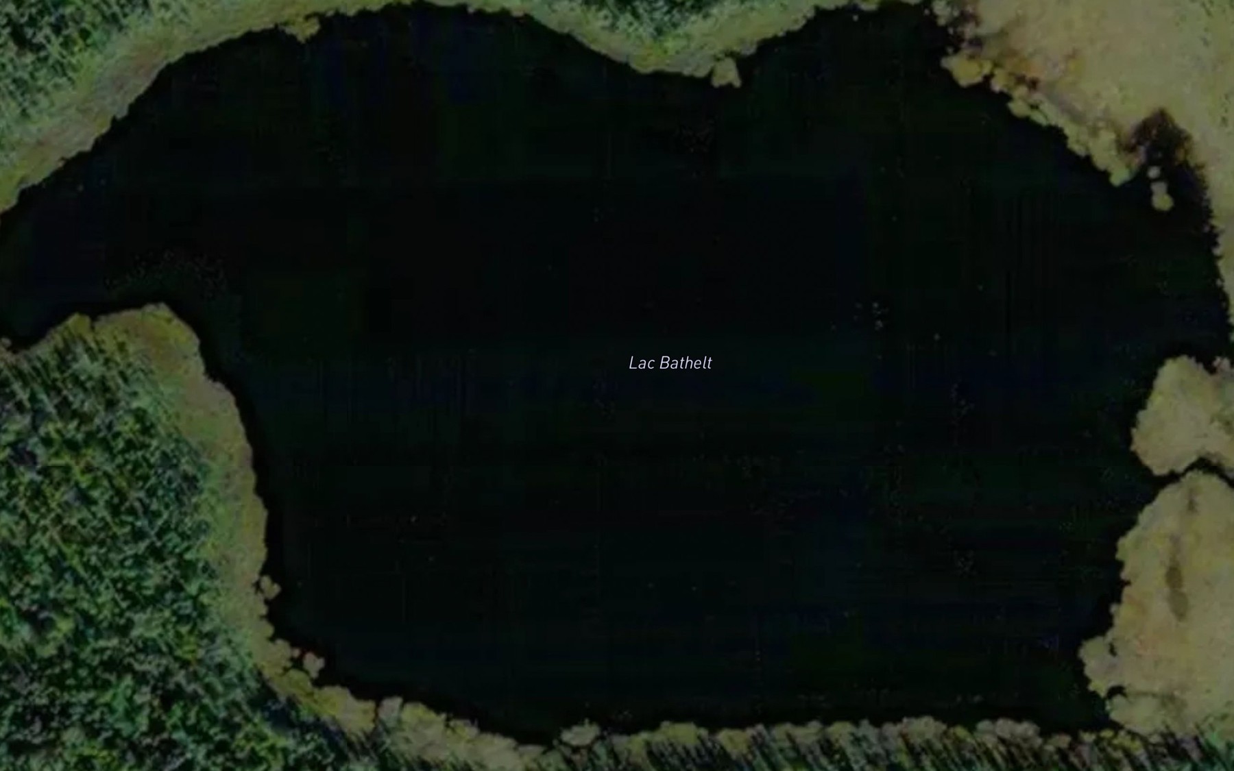 Satellite map of the Lac Bathelt