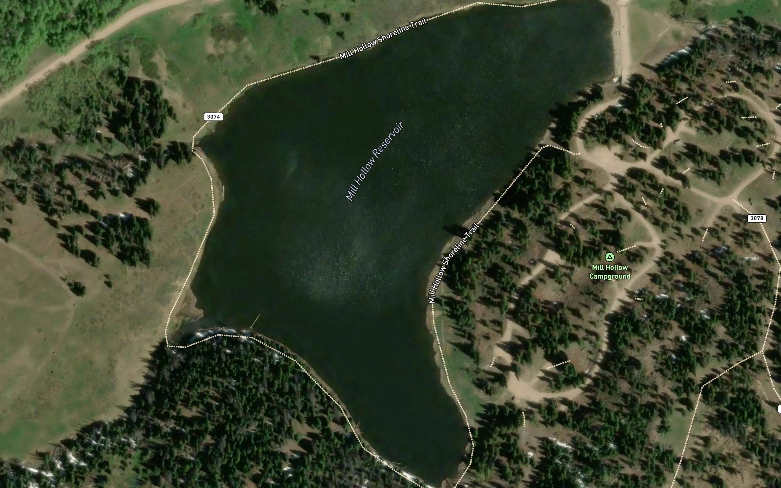 Mill Hollow Reservoir