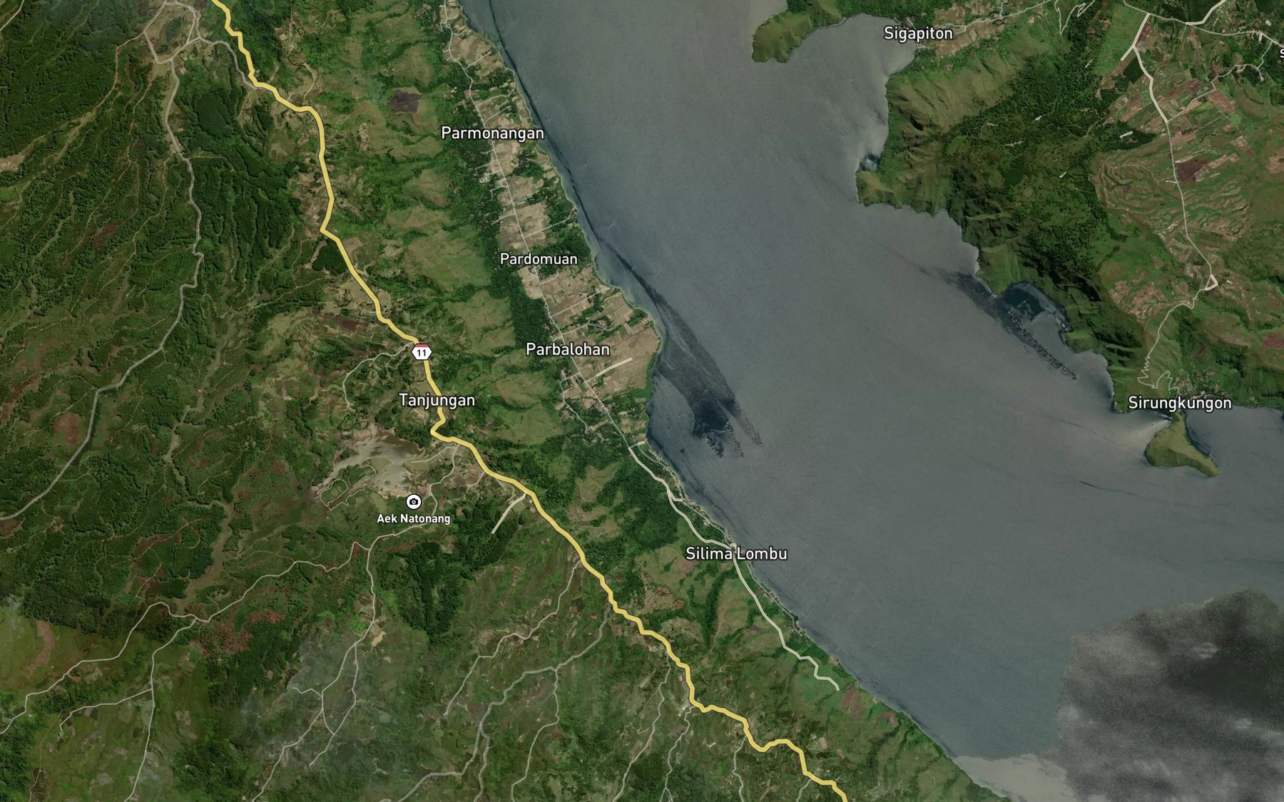 Satellite map of the Binanga Sirenteng