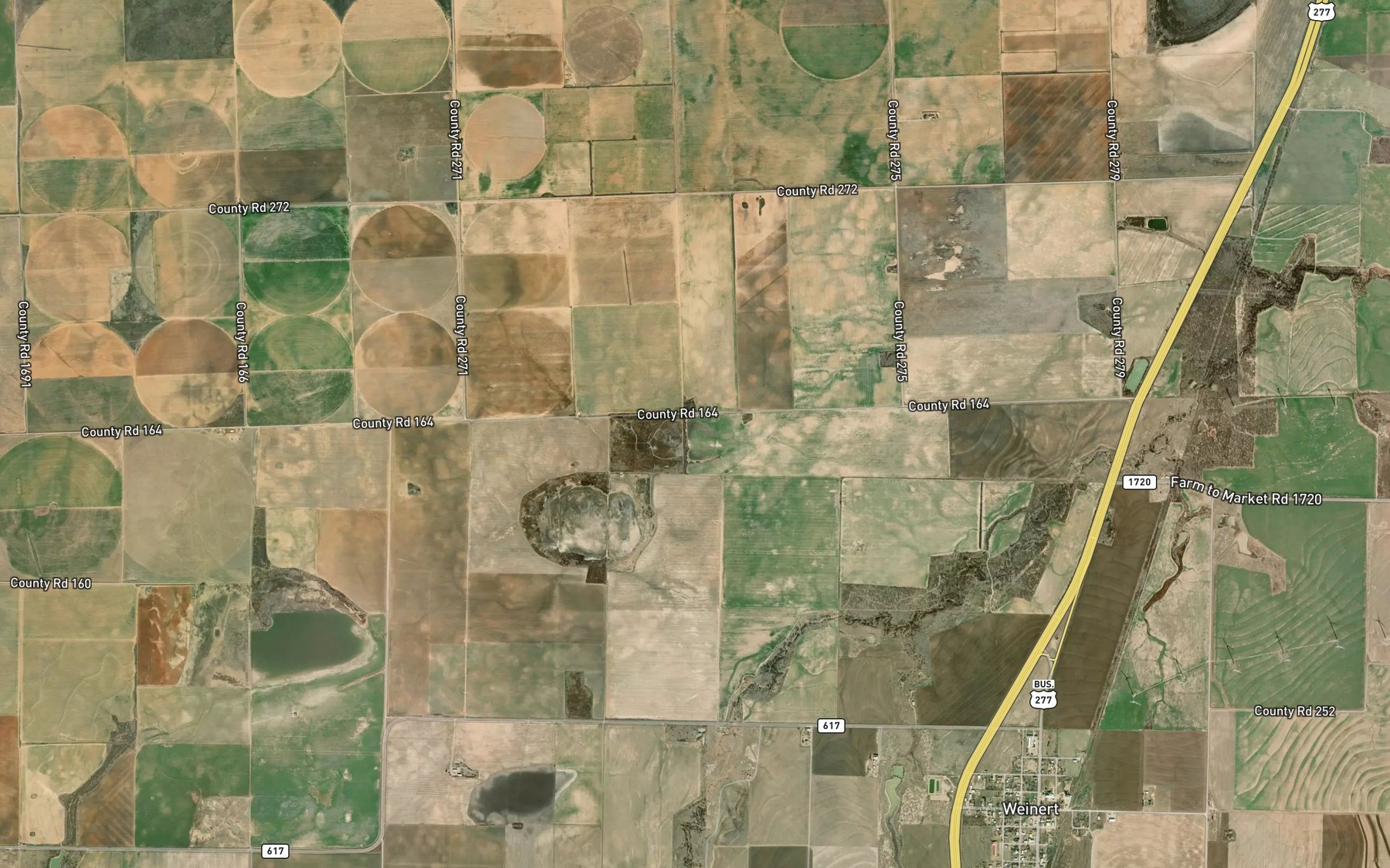 Satellite map of the Louis Lake