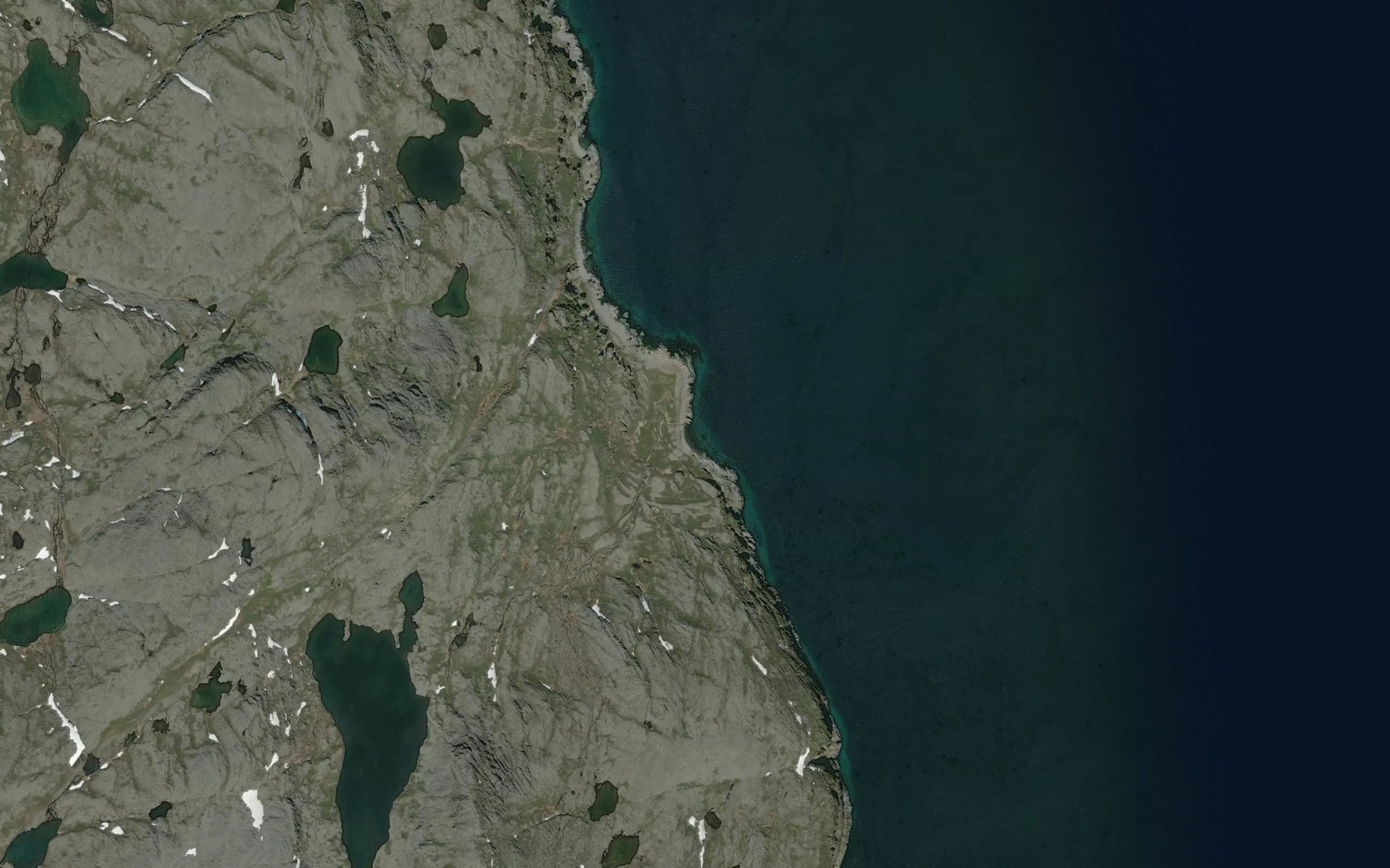 Satellite map of the Lille Studentervika