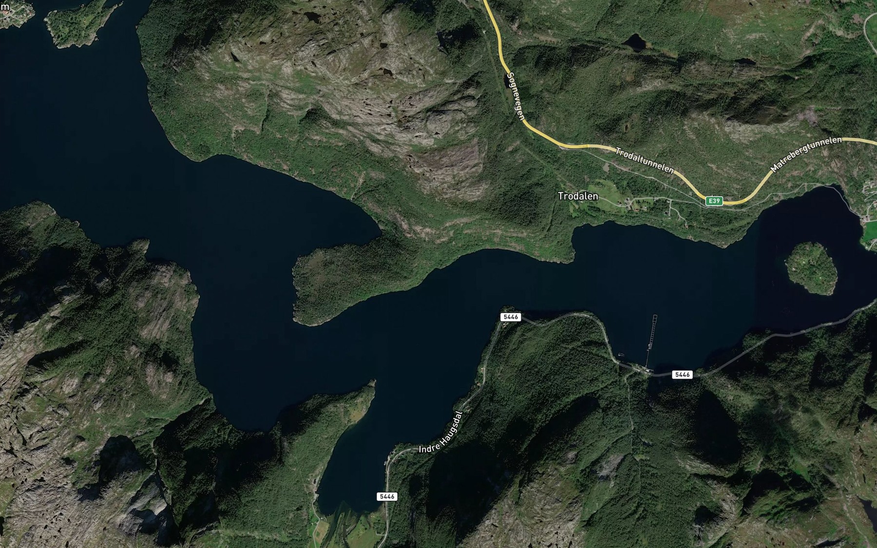 Satellite map of the Ramsvika