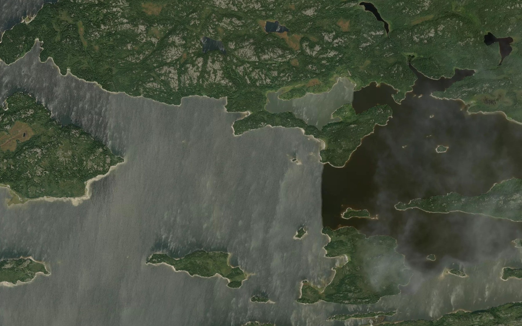 Satellite map of the Passe Apichich