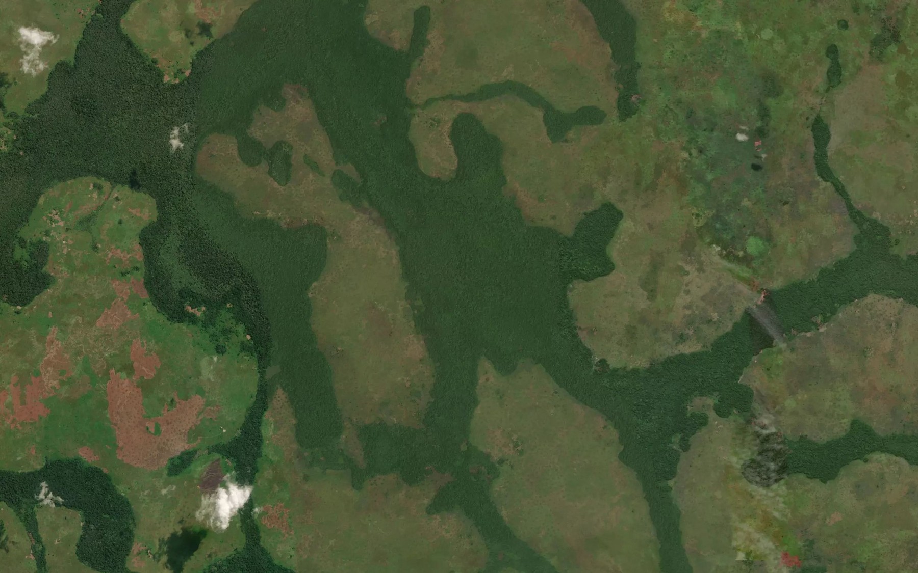 Satellite map of the Fisisi