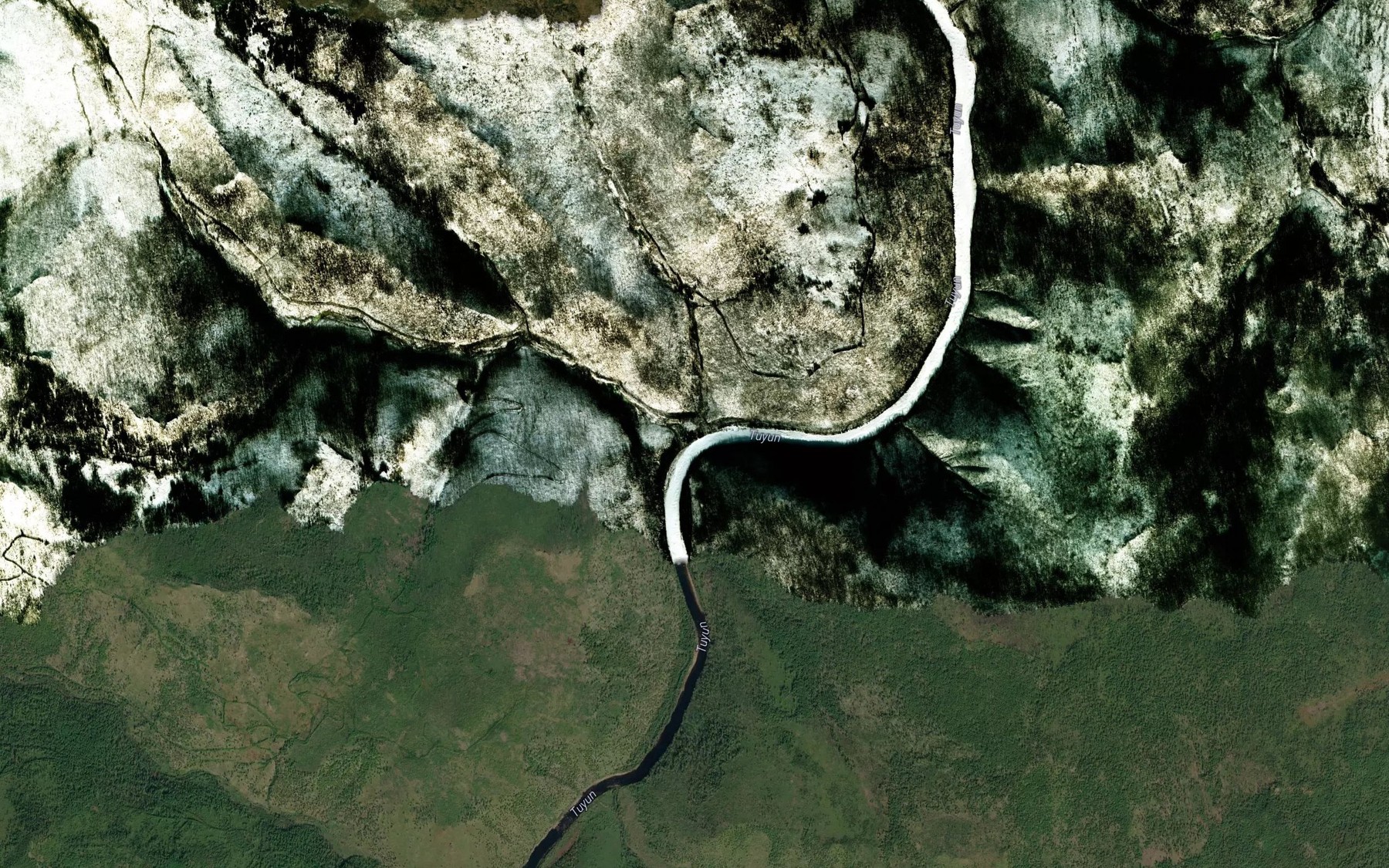 Satellite map of the Kadagachan