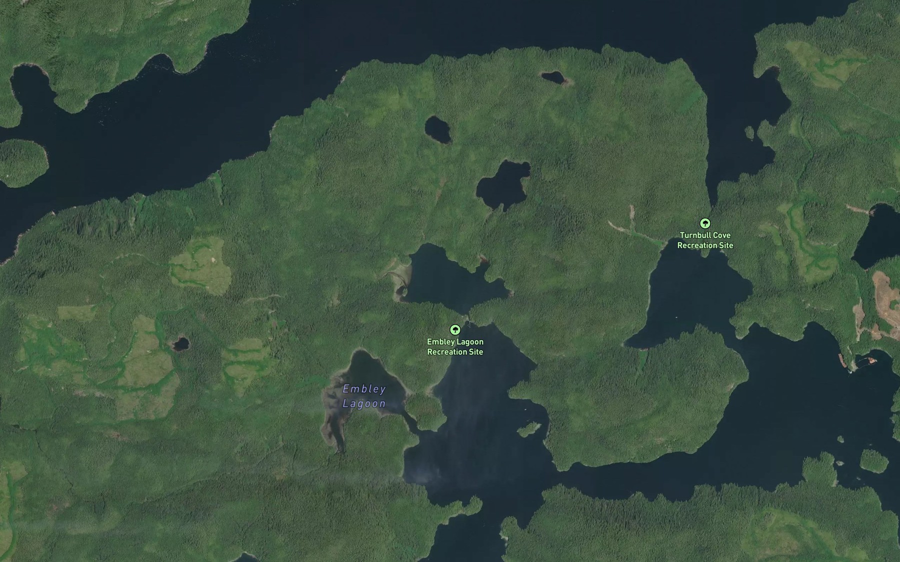 Satellite map of the Overflow Basin